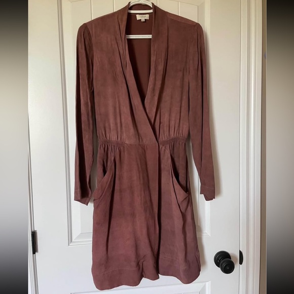 Aritzia Wilfred silk GALILÉE DRESS - Picture 5 of 6